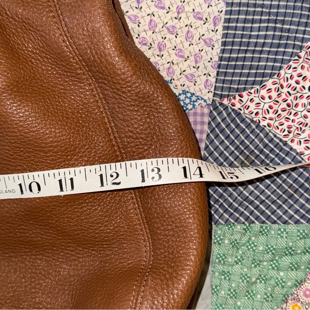 Michael Kors Tan Leather Fulton Hobo Bag - Picture 14 of 16